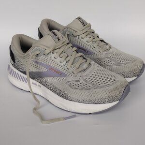 Brooks Ariel GTS 24 Mercury Ebony Gray Purple Women's Shoes Size 9